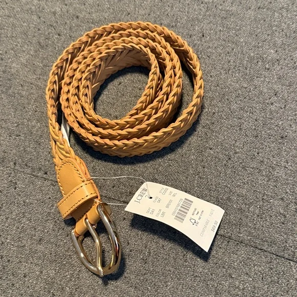 J.Crew woven belt, NWT, M/L - Picture 2 of 3